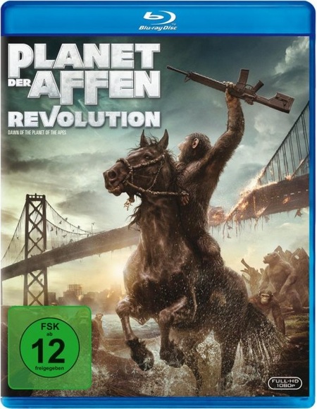 Planet der Affen Revolution, 1 Blu-ray