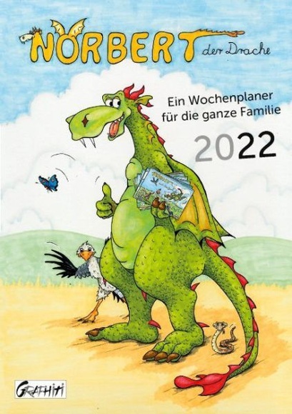 Norbert, der Drache 2022: Ein Wochenplaner für die ganze Familie