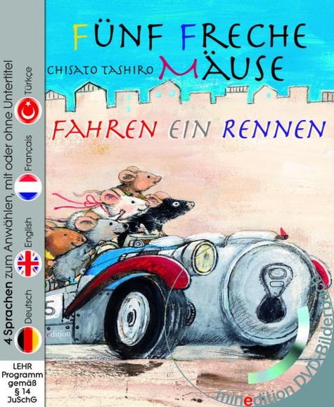 Fünf freche Mäuse fahren ein Rennen, m. DVD