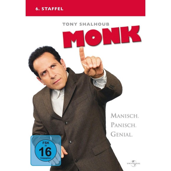 Monk. Staffel.6, 4 DVDs