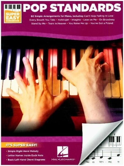 Pop Standards Super Easy Songbook, Piano
