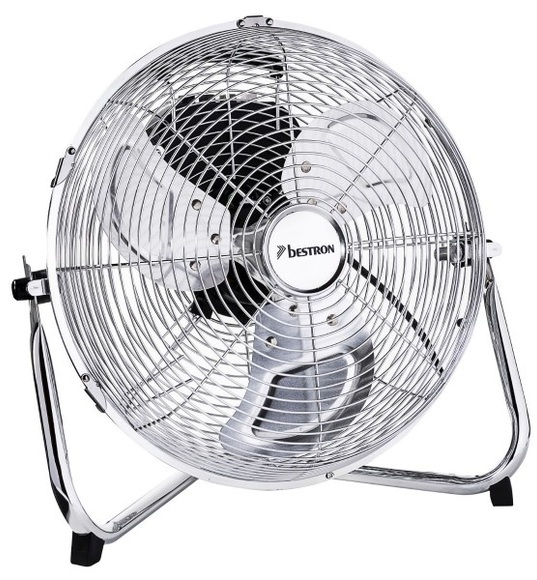 Bestron DFA30CH Bodenventilator 30 cm, silber