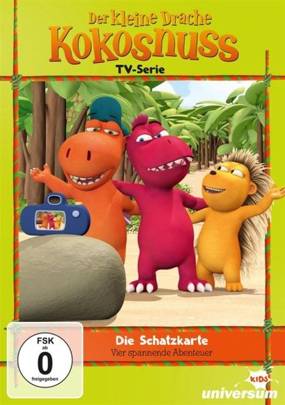 Der kleine Drache Kokosnuss TV Serie - Die Schatzkarte. Tl.6, 1 DVD