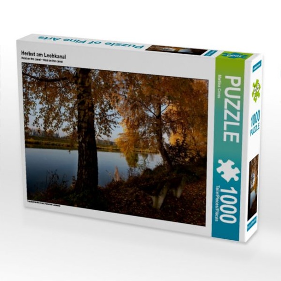 Herbst am Lechkanal (Puzzle): Herbst am Lechkanal