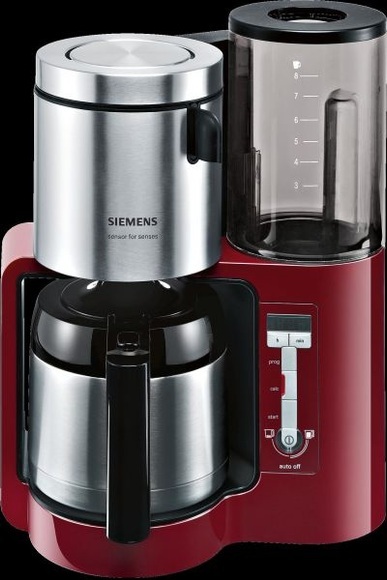 Siemens Tc86504 - Kaffeemaschine (Cranberryrot/Schwarz)