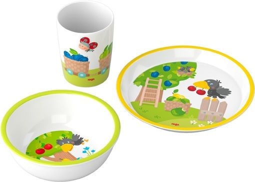 Geschenk-Set Melamingeschirr Obstgarten