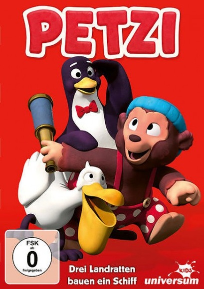 Petzi - Drei Ratten bauen ein Schiff, 1 DVD