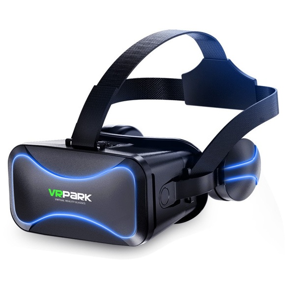 VR 3D Brille mit HIFI Stereo Headset für Smartphones Schwarz