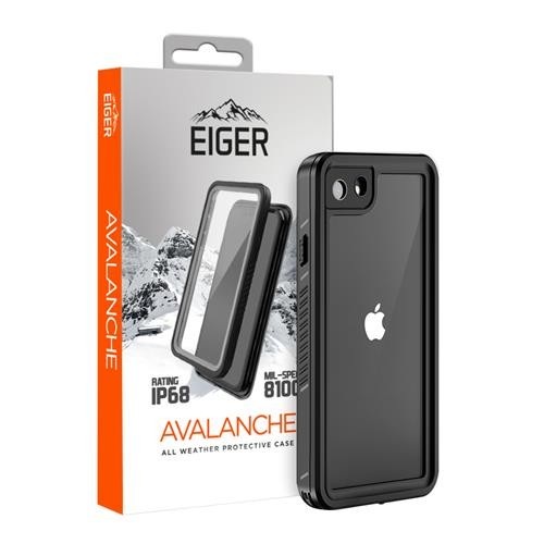 Eiger - iPhone SE (2020) / 8 / 7 / 6S Avalanche Case Wasserfeste Outdoor Schutz Hülle IP68 (EGCA00215) - Schwarz
