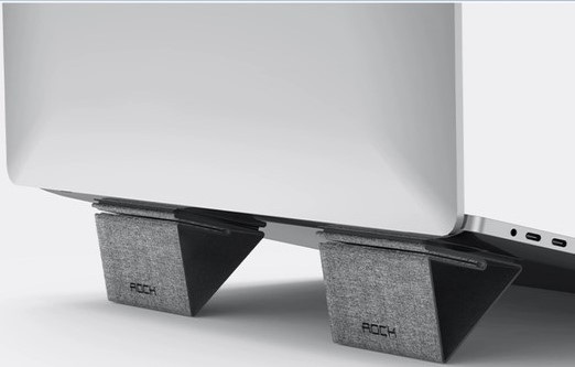 Desktop Ständer für Laptop 2er Set Grau