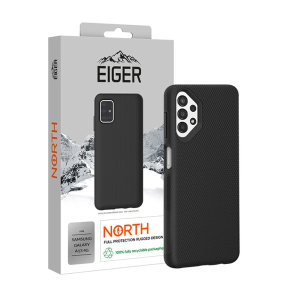 Eiger - Samsung Galaxy A13 North Case Premium Hybrid Schutzhülle (EGCA00366) - Schwarz