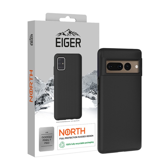 Eiger - Google Pixel 7 Pro North Case Premium Hybrid Schutzhülle (EGCA00434) - Schwarz