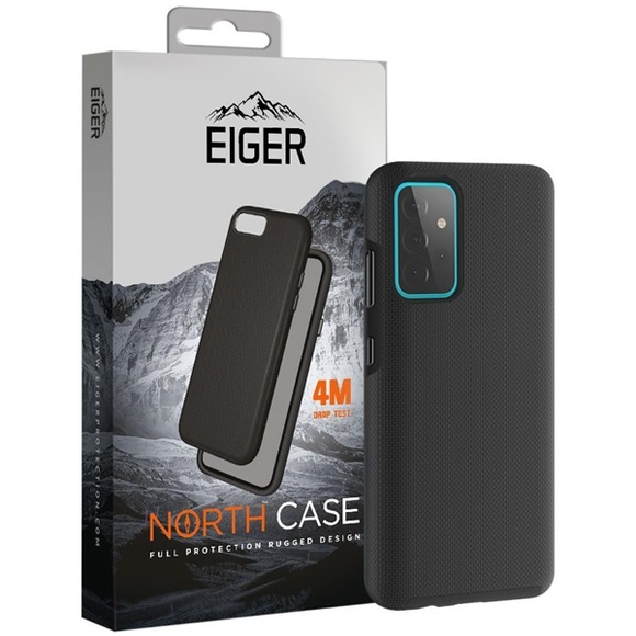 Eiger - Samsung Galaxy A72 5G North Case Premium Hybrid Schutzhülle (EGCA00290) - Schwarz