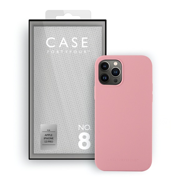 Case 44 iPhone 13 Pro Flüssigsilikon Cover Pink
