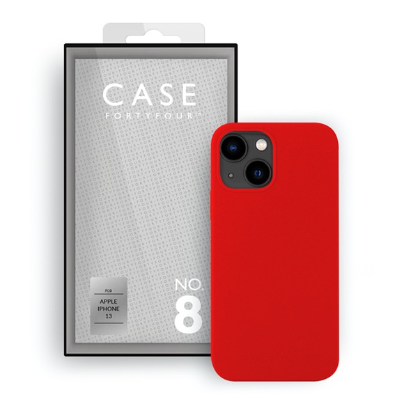Case 44 iPhone 13 Flüssigsilikon Cover Rot