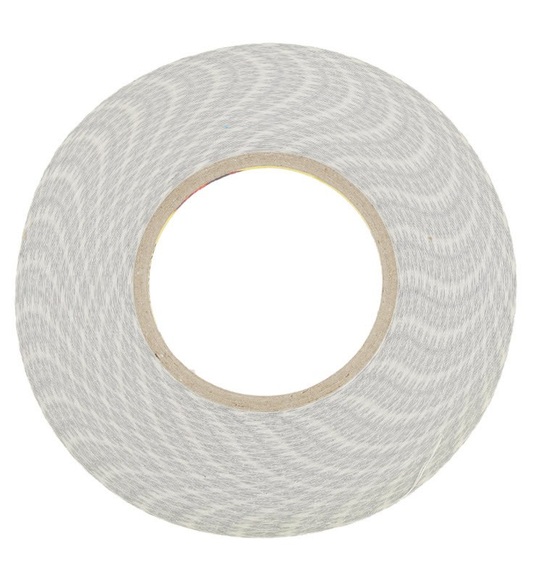 1mm doppelseitiges Klebeband 50m Weiss