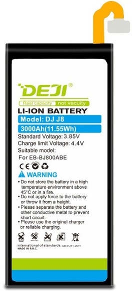 Akku für Samsung Galaxy A6 (2018) EB-BJ800ABE 3000mAh