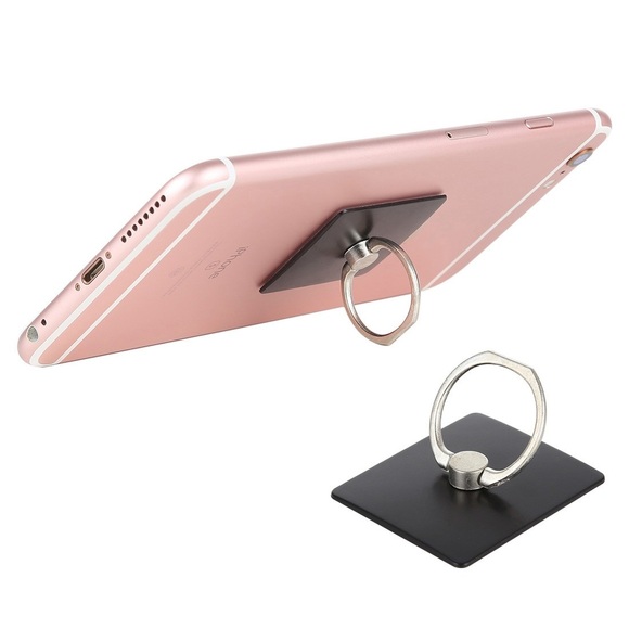 Handy Finger Griff Halterung Schwarz