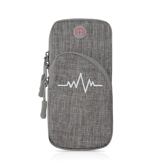 Universales Sport Armband / Handy-Tasche (Grau)