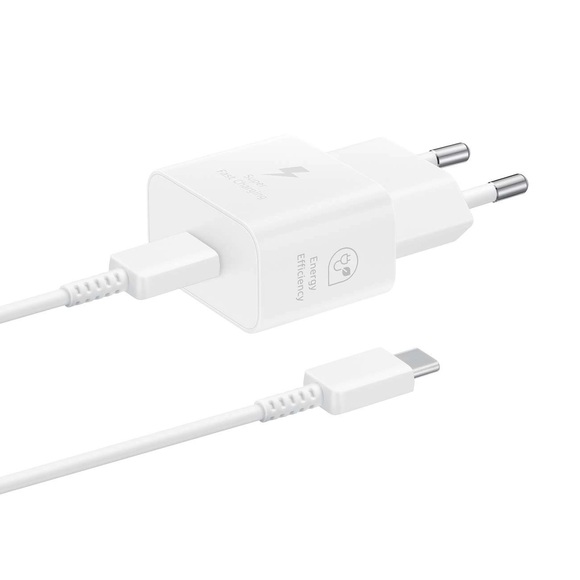 Samsung 25W GaN Ladegerät mit 1m USB-C Kabel Weiss