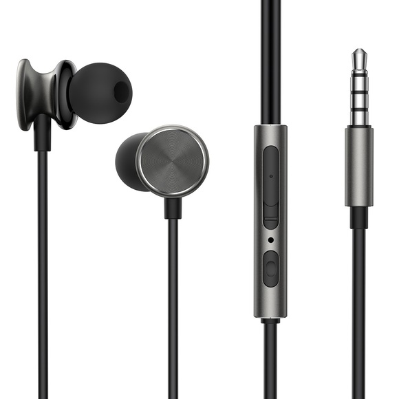 JOYROOM 3.5mm In-Ear-Kopfhörer mit Kabel Schwarz
