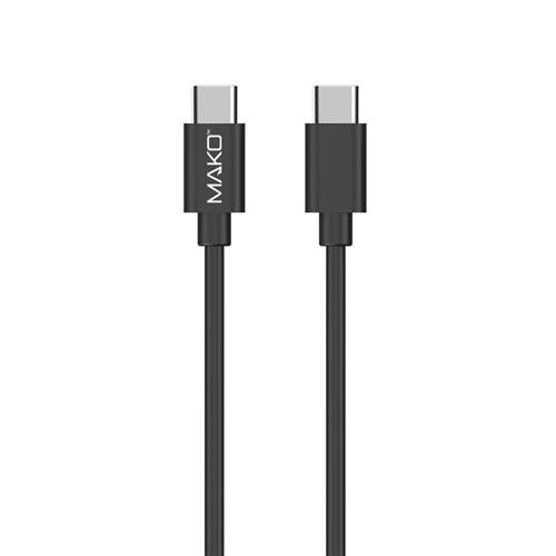 Mako 1m 60W USB-C Fast Charge Kabel Schwarz