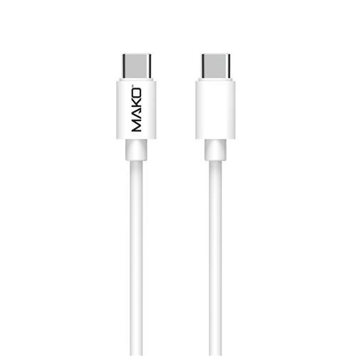 Mako 1m 100W Super Fast Charge Kabel Weiss