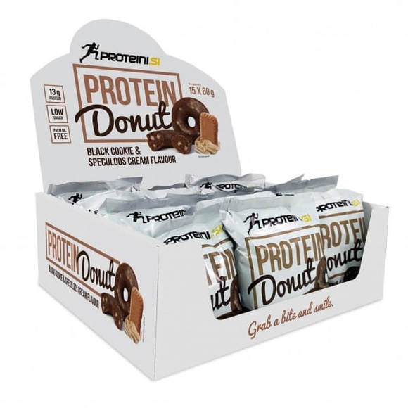 Proteini Protein Donut 15x60gr. Black Cookie & Speculos Cream