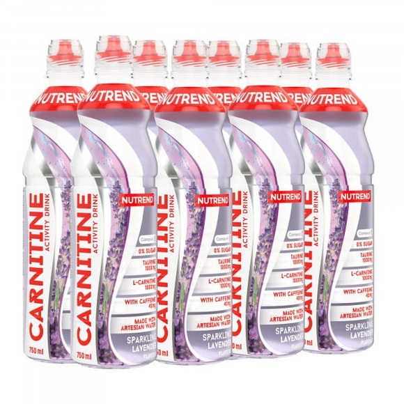 NUTREND CARNITINE DRINK, 8x750ml, Lavender