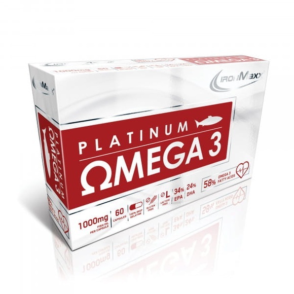 IRONMAXX PLATINUM OMEGA 3, 60 caps