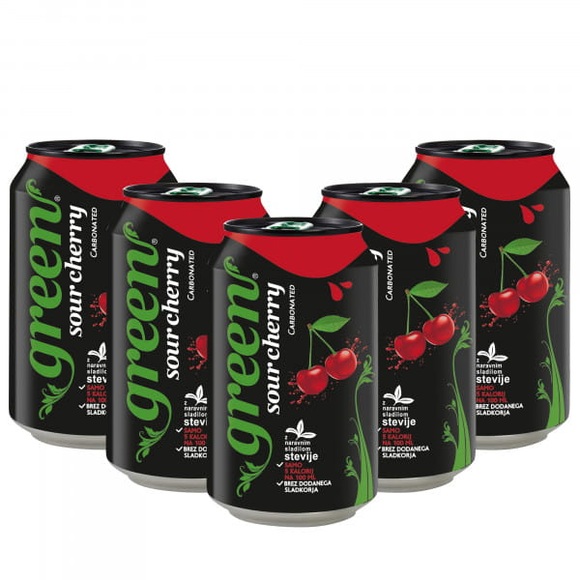 Green Sour cherry 24x330ml