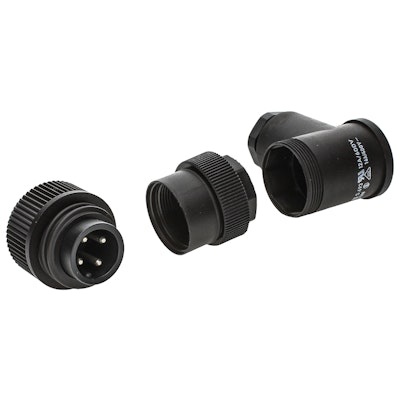 BINDER 99-4221-215-04 Stecker Rund RD24 4p Schraubklemm Kabeldurchlass 10-12mm