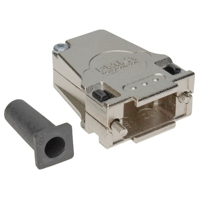MOLEX FMK1M3 Metallhaube 9p, 45° Kabeldurchlass 9.5mm, Abgang 45°