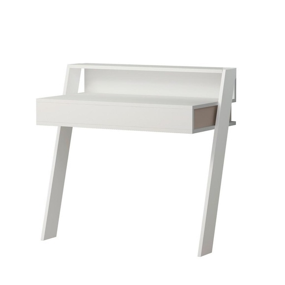 Schreibtisch Cowork Weiss Ca. 94x50x91cm 94/50/91 cm Weiss 