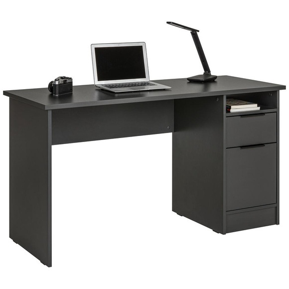 Schreibtisch in Schwarz