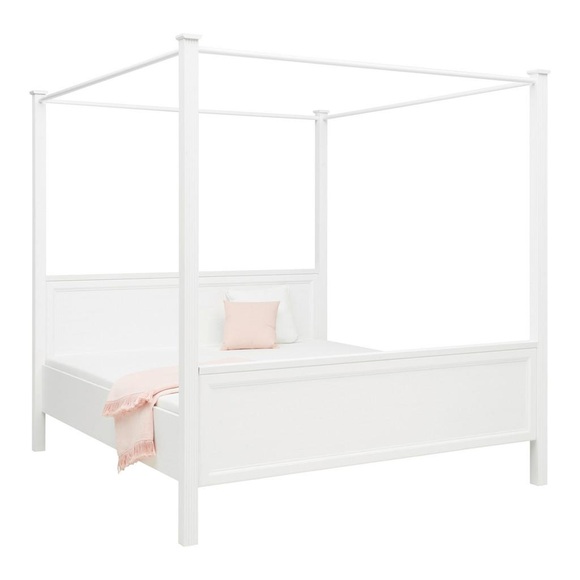 Himmelbett Marilou in Weiss ca. 180x200cm