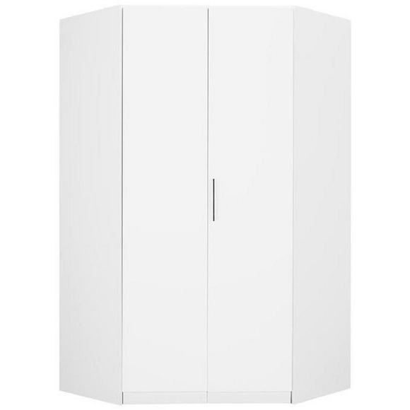 Eckschrank in Weiß