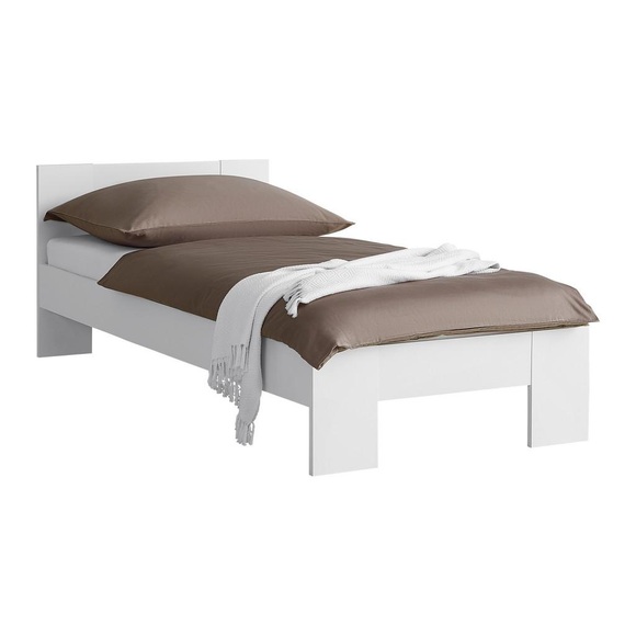 Bett Madrid Weiss ca. 90x200cm