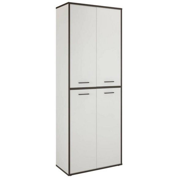 Mehrzweckschrank in Grau/Weiss