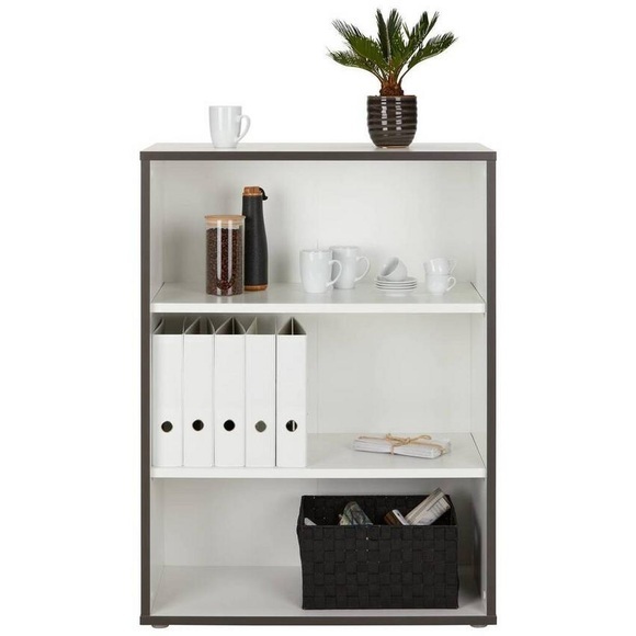 Regal in Grau/Weiss