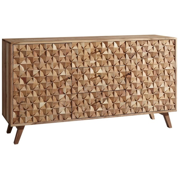 Sideboard Akazie  3 Schublade(n) 