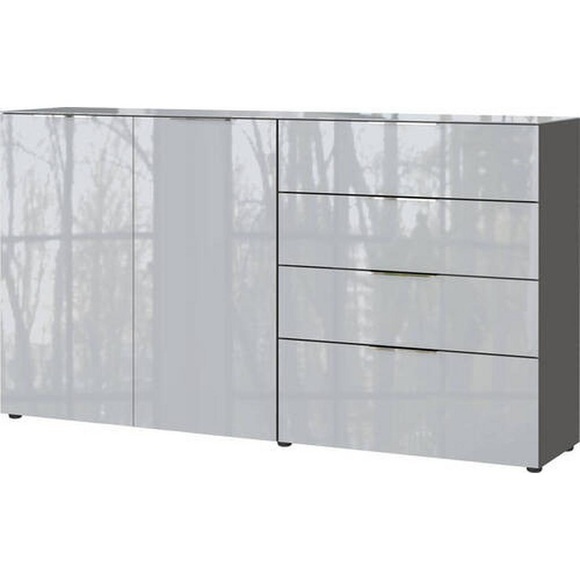 Sideboard Oakland in Grau/Graphitfarben