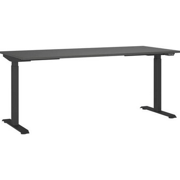 Schreibtisch Ribera in Schwarz/Graphitfarben