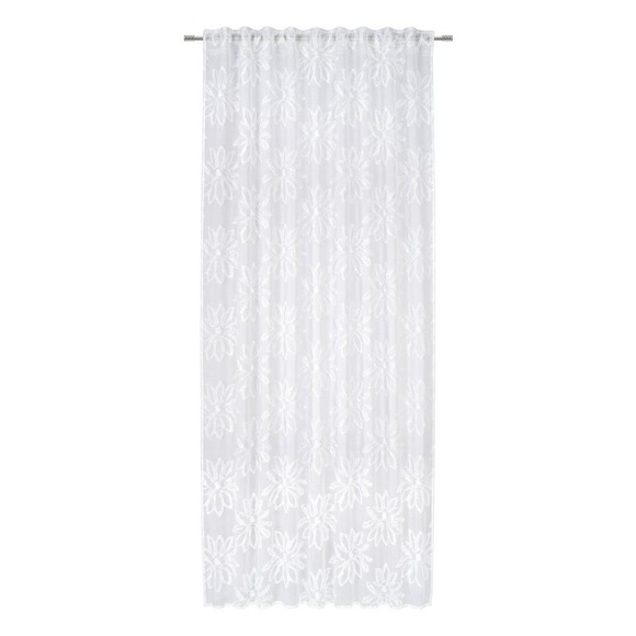Fertigvorhang Emilia in Weiss ca. 135x245cm