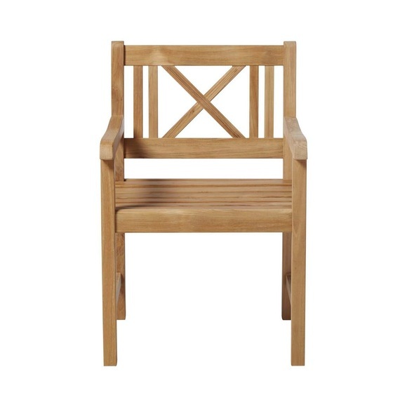 Gartensessel Rosenborg Holz Teakfarben 