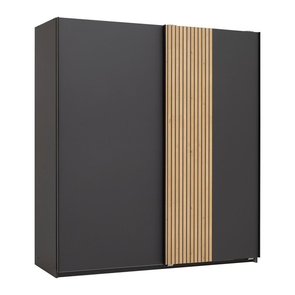 Schwebetürenschrank grafit 2 Türen