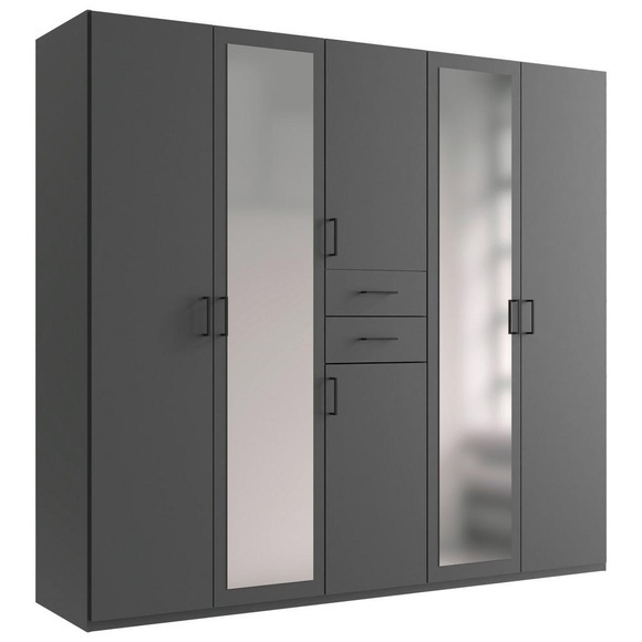 Drehtürenschrank Dillingen Graphitfarben
