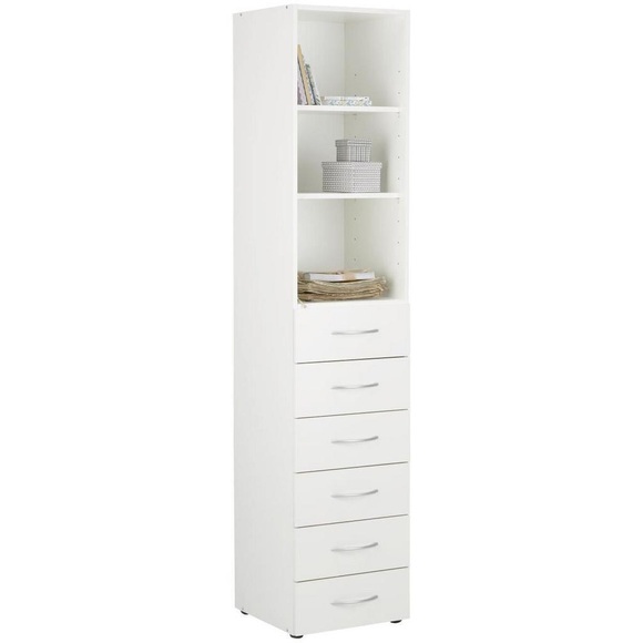 Schrankkorpus Tür(en) 6 Schublade(n) MODUL Weiss