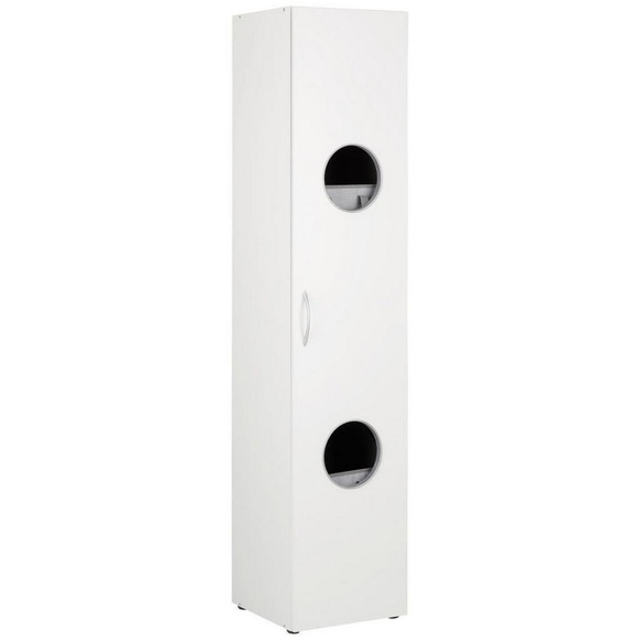Wäscheschrank Tür(en) Schublade(n) MODUL Weiss