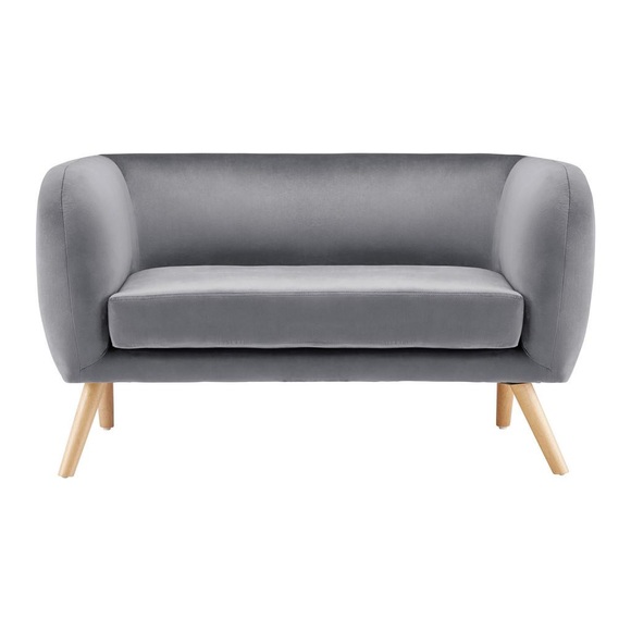 ZWEISITZER-SOFA in grau 'Bruno'